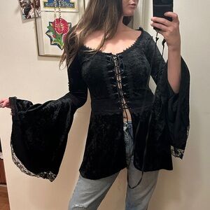 Vintage Lip Service Corset Top